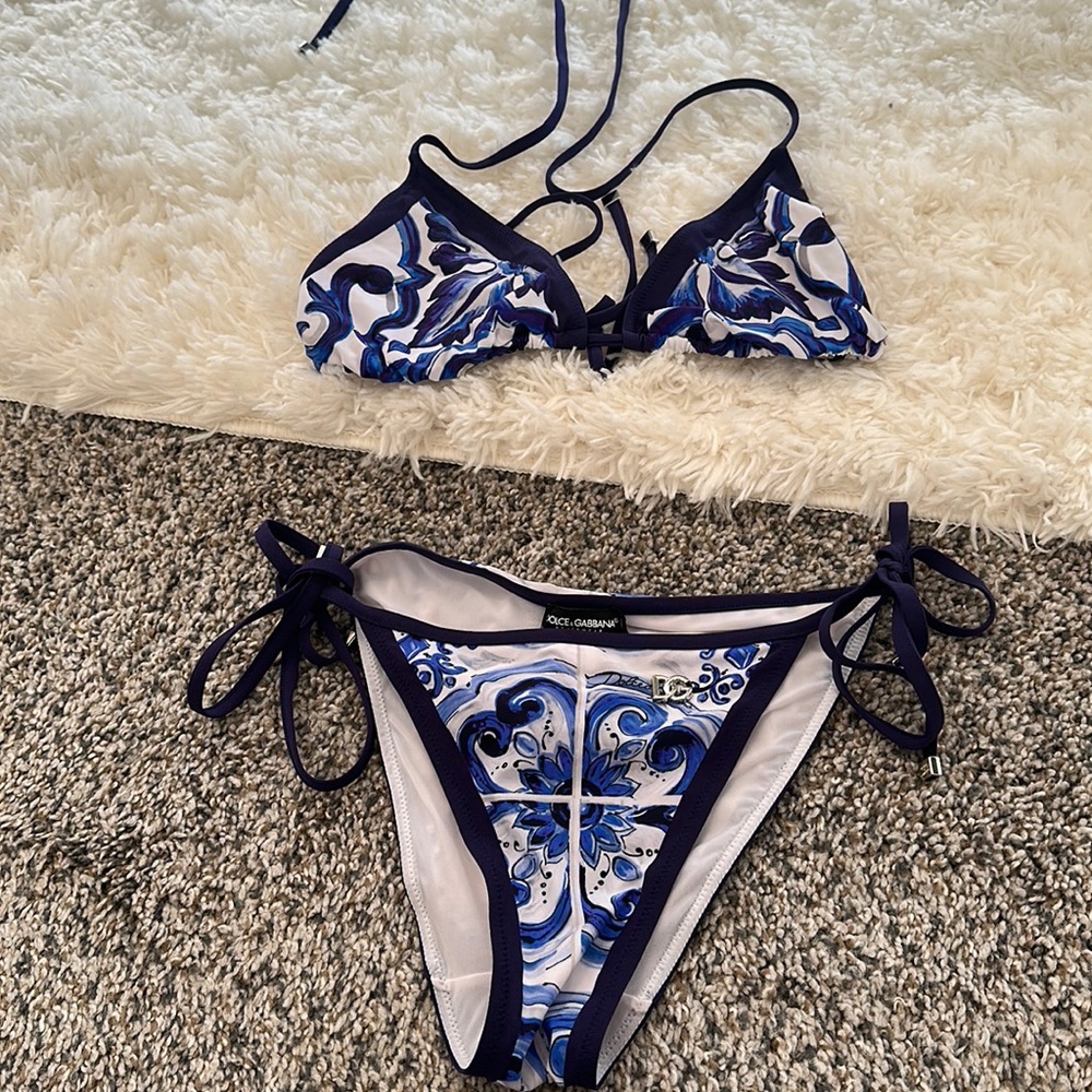 Dolce Gabbana two-piece, bathing suit Worn Once
